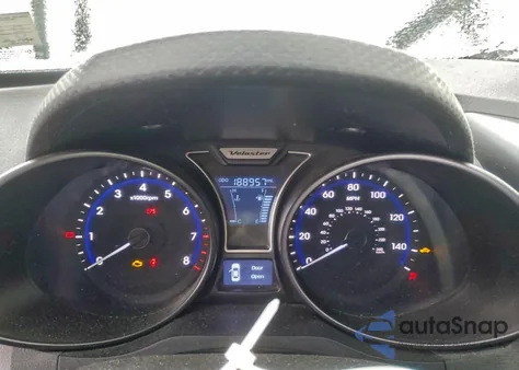 2013 Hyundai Veloster Turbo z USA, uszkodzony, nr VIN KMHTC6AE2DU100497